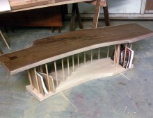 Raw Wood Bench